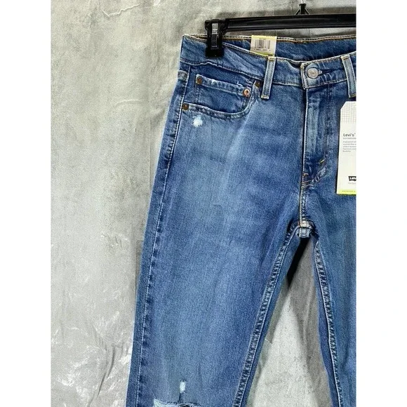 Levi's Men's 511 Slim-Fit Distressed Jeans SZ 31X32 - Picture 3 of 12